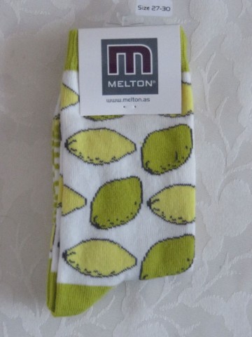 Melton sokken citroenen a