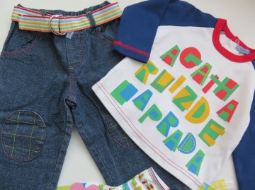 Agatha broek shirt sokken wit 1