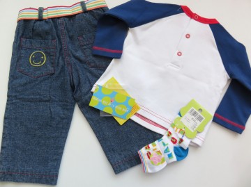 Agatha broek shirt sokken wit 2