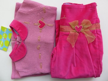 Agatha broek trui roze set 1