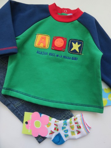 Agatha broek trui sokken groen 3