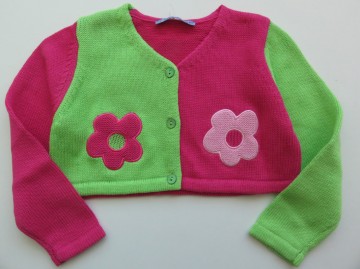 Agatha groen roze vest 1