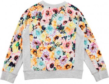 Cmolo sweatshirt painted flowers b