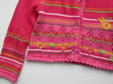 Deux vest vogels roze b