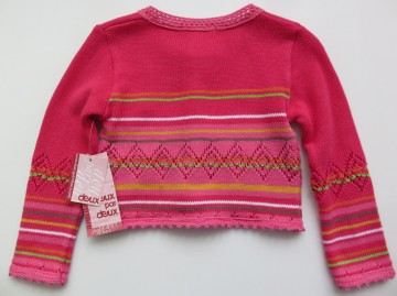 Deux vest vogels roze d