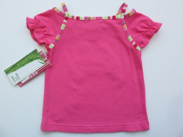 Dpd meisjes shirt vogels roze d