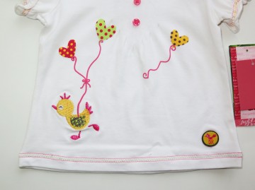 Dpd wit shirt vogels polo 2