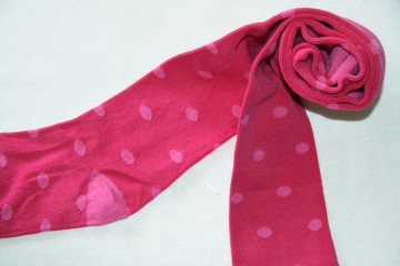 Fuchsia stippen maillot