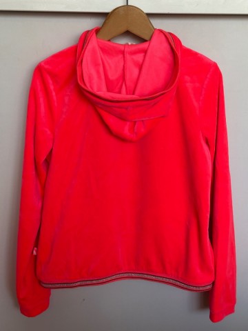 Billieblush velours sweatvest maat 12 y / 150 achterkant