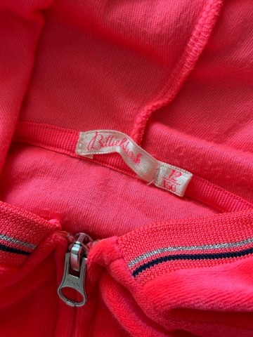 Billieblush velours sweatvest maat 12 y / 150 detail