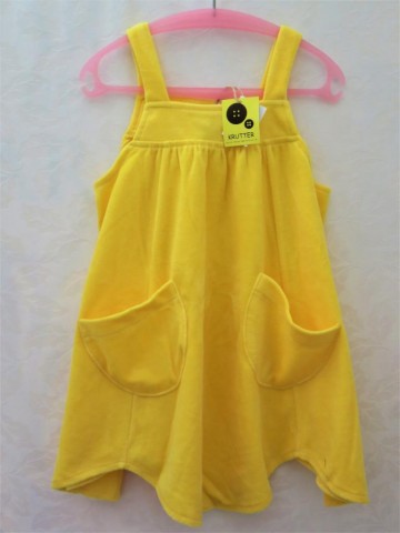 Krutter jurk geel