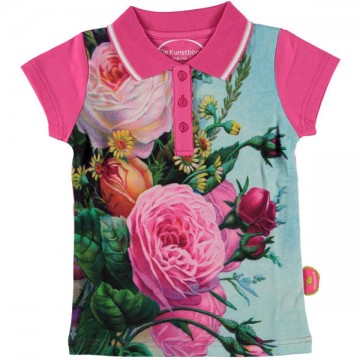 Kunstboer dahlia polo shirt