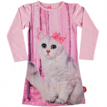 Kunstboer jurk poes whitecat