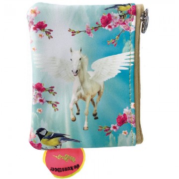 Kunstboer portemonnee pegasus