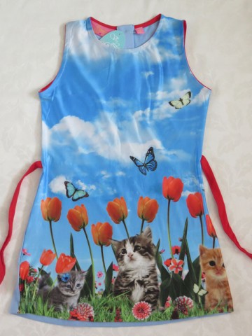 Lovely girls jurk poesjes tulpen 2