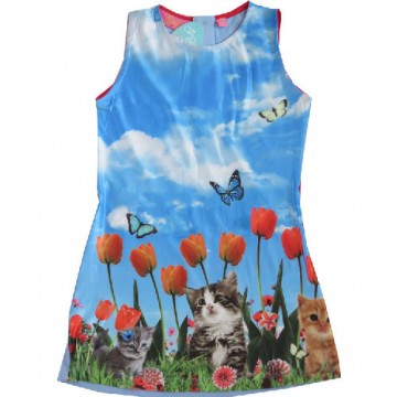 Lovely girls jurk poesjes tulpen