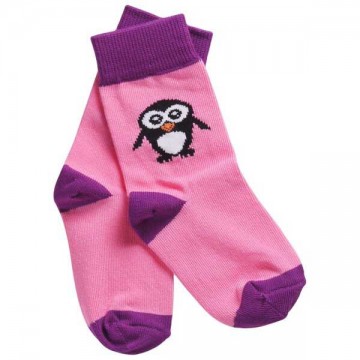 Max roze pinguin sokken