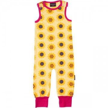 Maxomorra playsuit sunflowers