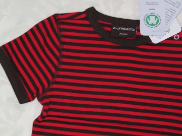 Maxomorra shirt rood bruin