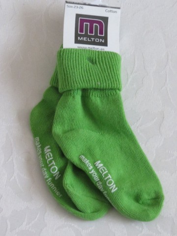Melton sokken groen 1