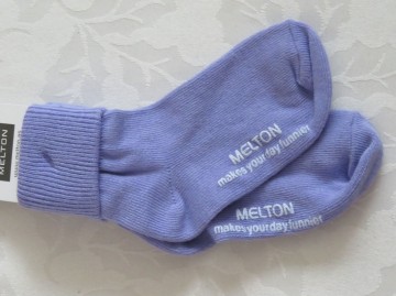 Melton sokken lichtpaars b