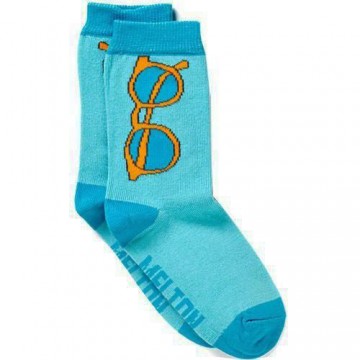 Melton sokken met bril