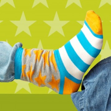 Melton sokken sterren strepen
