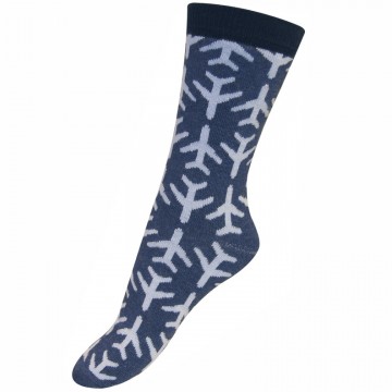 Melton sokken vliegtuig