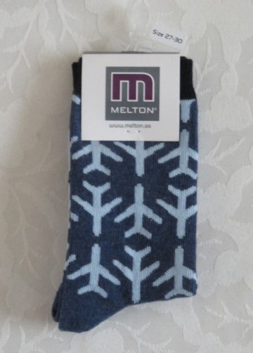 Melton sokken vliegtuigen