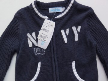 Mirtillo vest navy wit 2