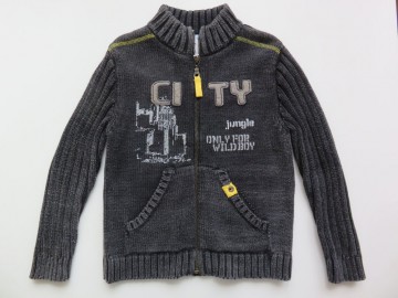 Mirtillo vest wild donkergrijs 1