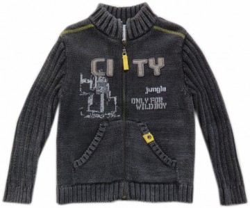 Mirtillo vest wild donkergrijs