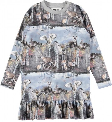 Molo jurk Dieren aan het meer