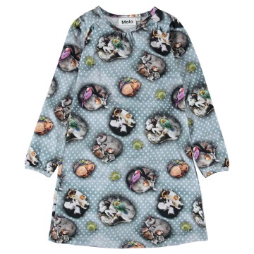 Molo ceria jurk pets dots