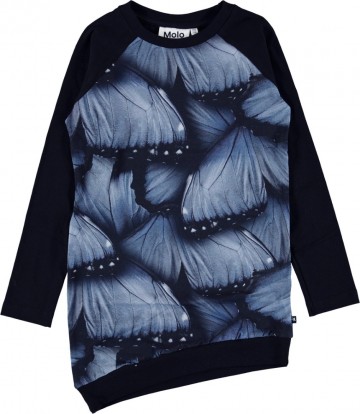 Molo cindelle jurk vlinders