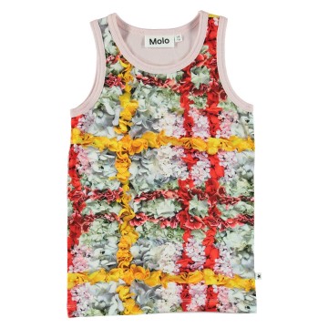 Molo joshlyn shirt checked flowers