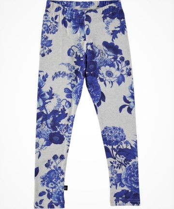 Molo legging blauwe bloemen
