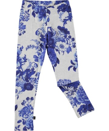 Molo legging blauwe bloemenb