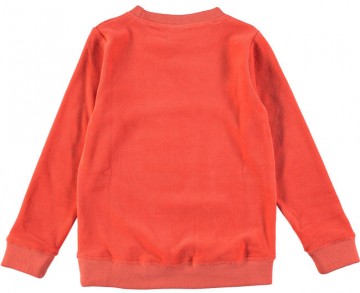 Molo maya velours trui coral b