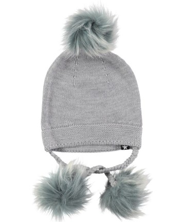 Molo muts grijs pomponsb