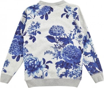 Molo shirt blauwe bloemenb