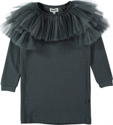 Molo sweatjurk jurk grijs