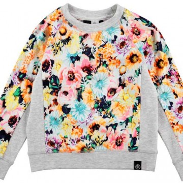 Molo sweatshirt painted flowers a