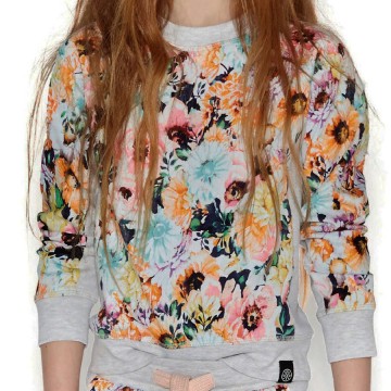 Molo sweatshirt painted flowers