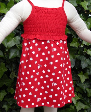 Mrt baby hartjes jurk n1