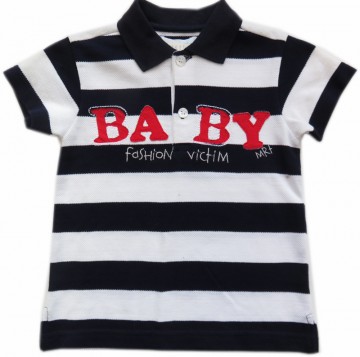 Mrt fashion navy wit polo