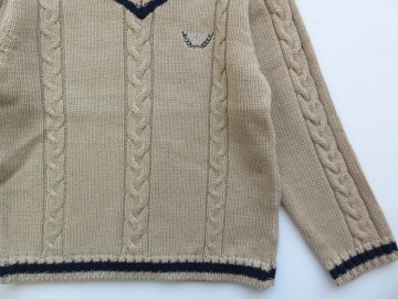 Mrt jongens trui bruin 3