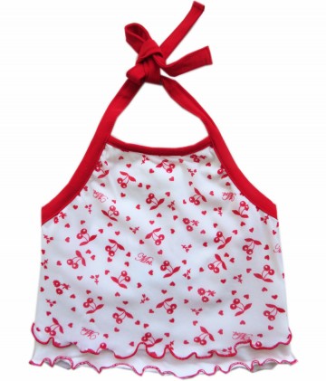 Mrt kersen top haltertop