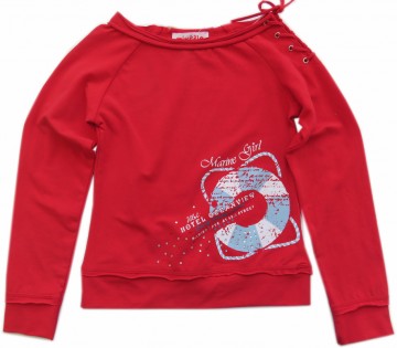 Mrt marine girl rood shirt