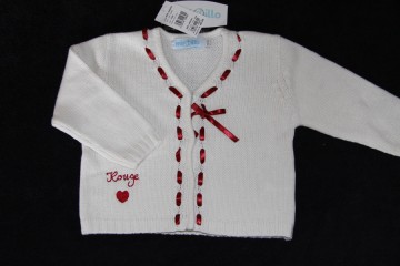 Mrt meisjes vest rood wit 1